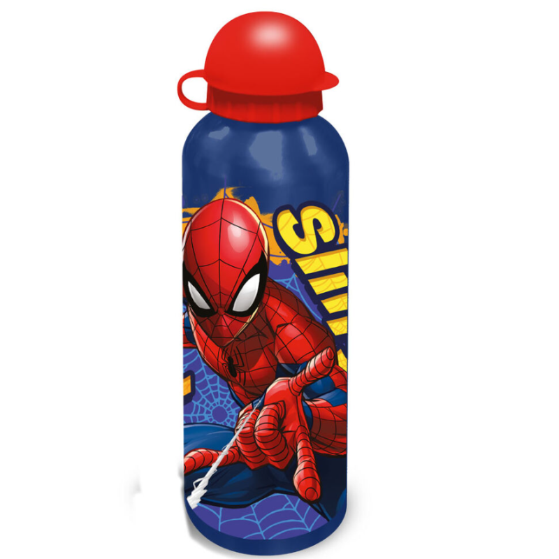 Botella De Aluminio Spiderman 500 Ml Surtido