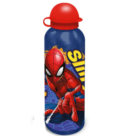 Botella De Aluminio Spiderman 500 Ml Surtido