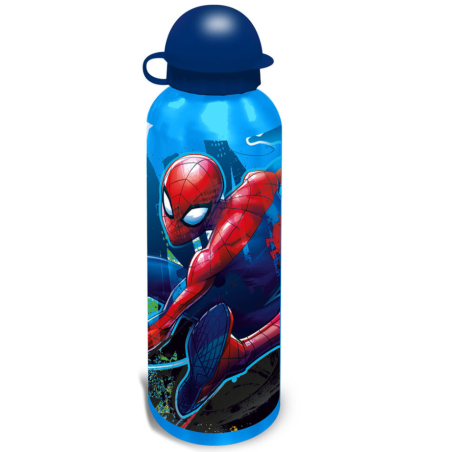 Botella De Aluminio Spiderman 500 Ml Surtido