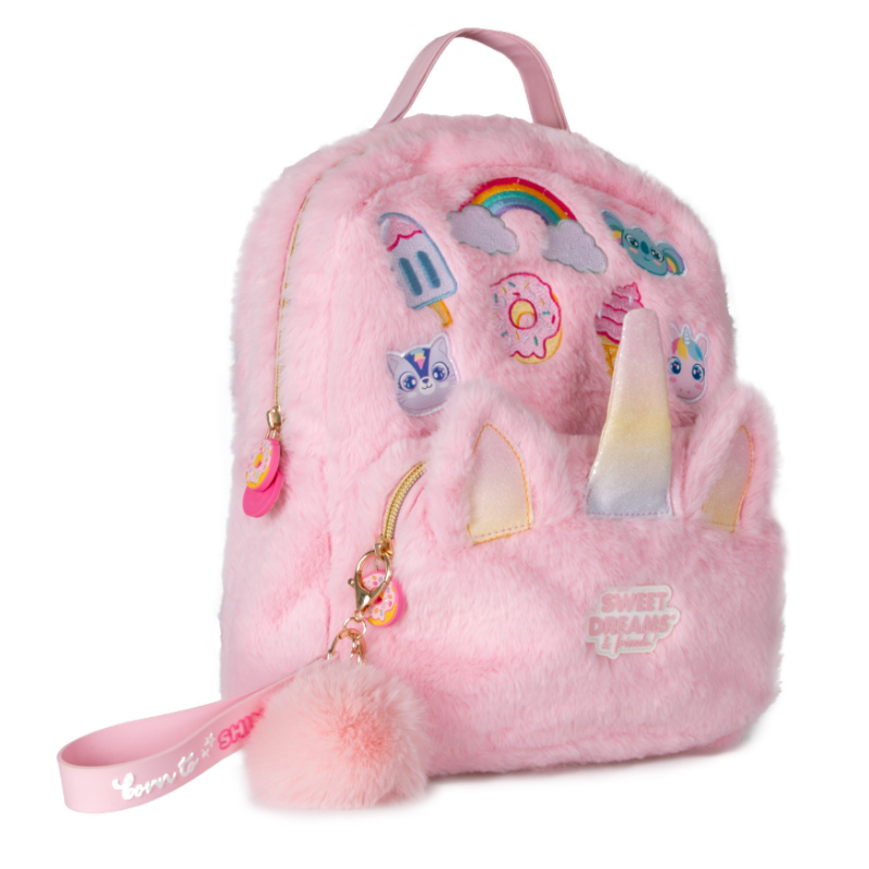 Mochila Infantil De Peluche Unicornio Sweet Dreams & Friends 26 Cm