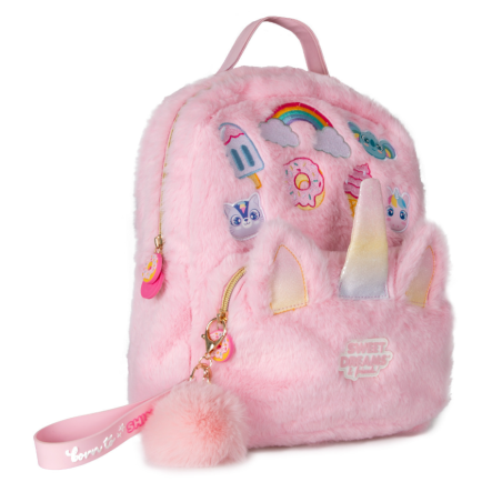 Mochila Infantil De Peluche Unicornio Sweet Dreams & Friends 26 Cm
