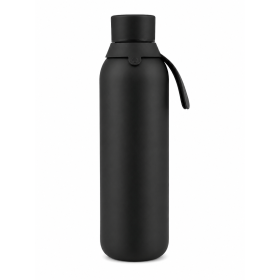 Botella Térmica Cerámica Negra 750 Ml De Aurea