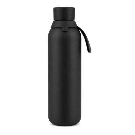 Botella Térmica Cerámica Negra 750 Ml De Aurea