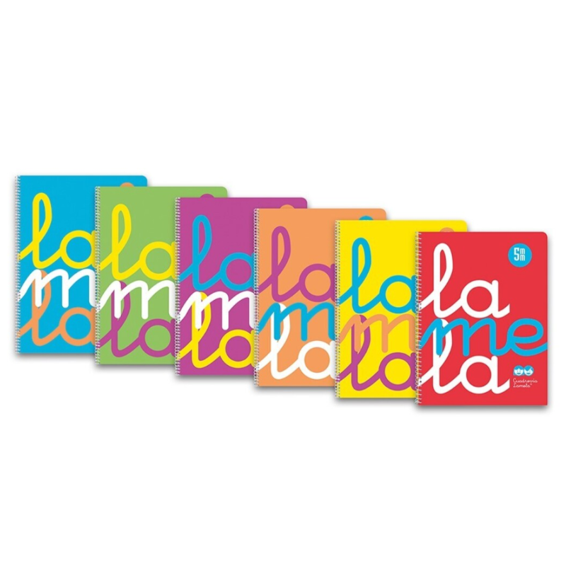 Cuaderno A4 Lamela 80 Hojas Cuadrovía 5 mm Surtido