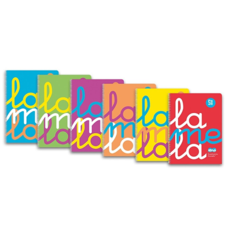 Cuaderno A4 Lamela 80 Hojas Cuadrovía 5 mm Surtido