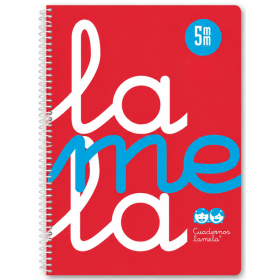 Cuaderno Lamela 80 Hojas Cuadrovía 5 mm Surtido