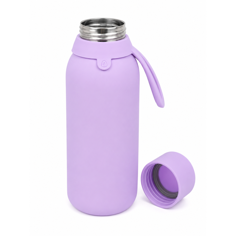 Botella Térmica Cerámica Lila 500 Ml