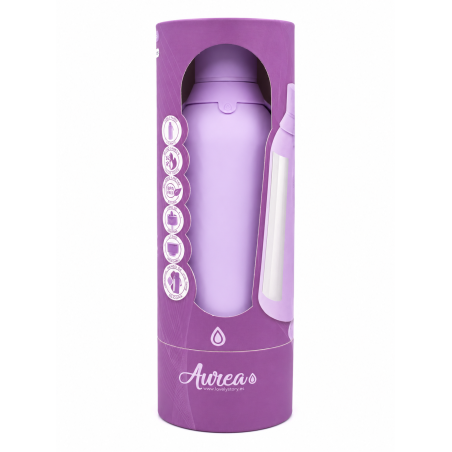 Botella Térmica Cerámica Lila 500 Ml