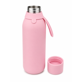 Botella Térmica Cerámica Rosa 500 Ml De Aurea 2
