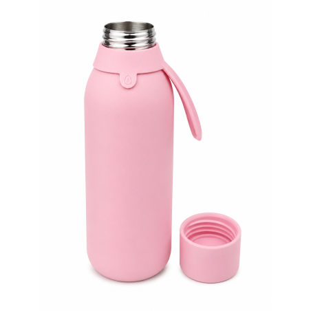 Botella Térmica Cerámica Rosa 500 Ml
