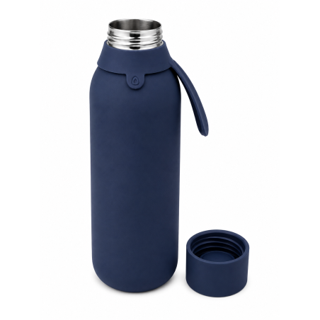 Botella Térmica Cerámica Azul Oscuro 500 Ml