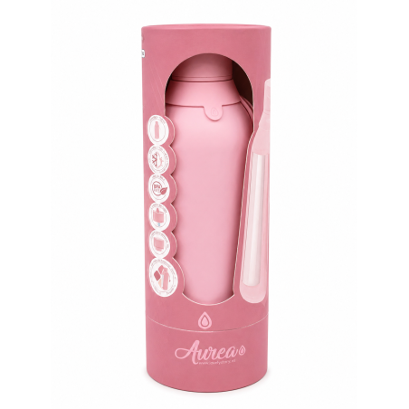 Botella Térmica Cerámica Rosa 500 Ml
