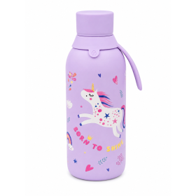 Botella Térmica Cerámica Lila Born To Shine 500 Ml