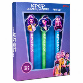 Set 3 Bolígrafos De Colores K-POP Demon Hunters 2