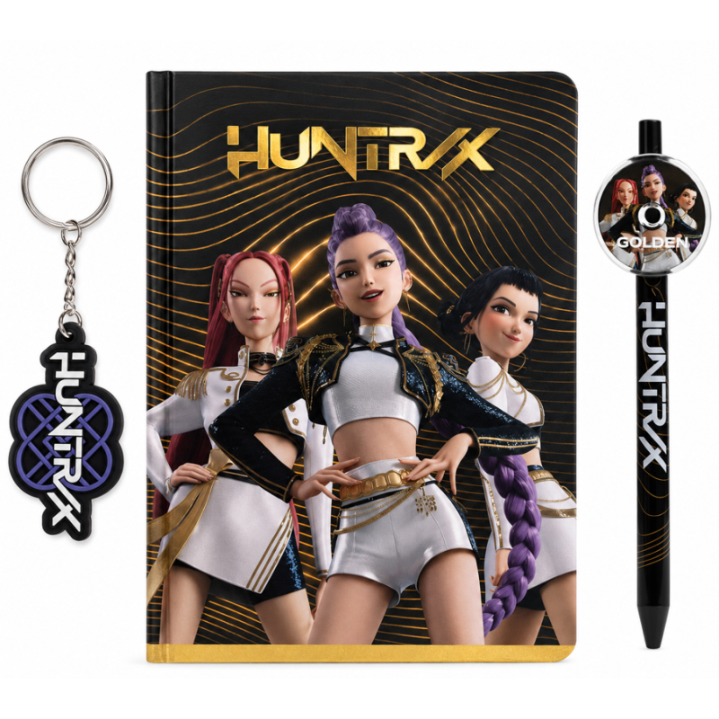 K-POP Demon Hunters Libreta Con Bolígrafo Y...