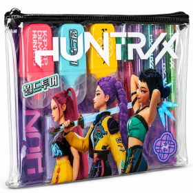 Set De Papelería En Neceser K-POP Demon Hunters De Kids Euroswan