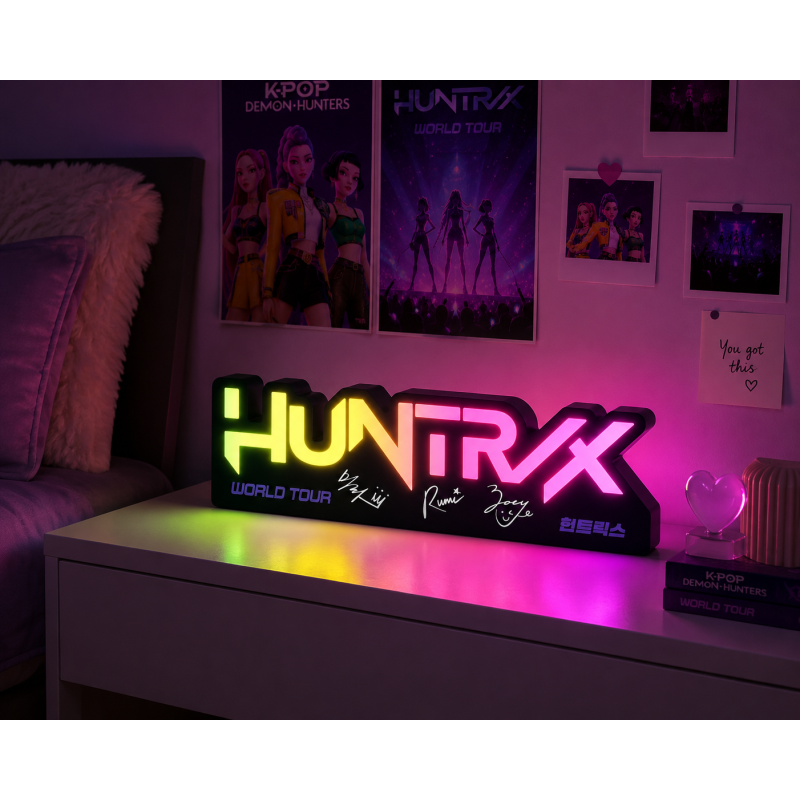 K-POP Demon Hunters Lámpara Huntrix