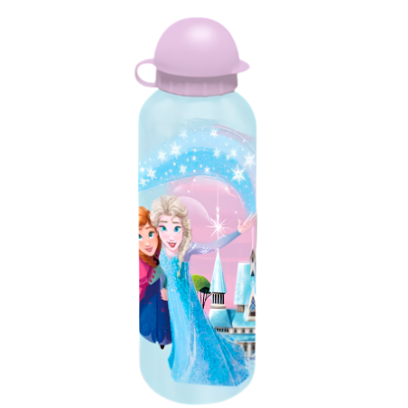 Botella De Aluminio Frozen Anna Y Elsa 500 Ml Surtida