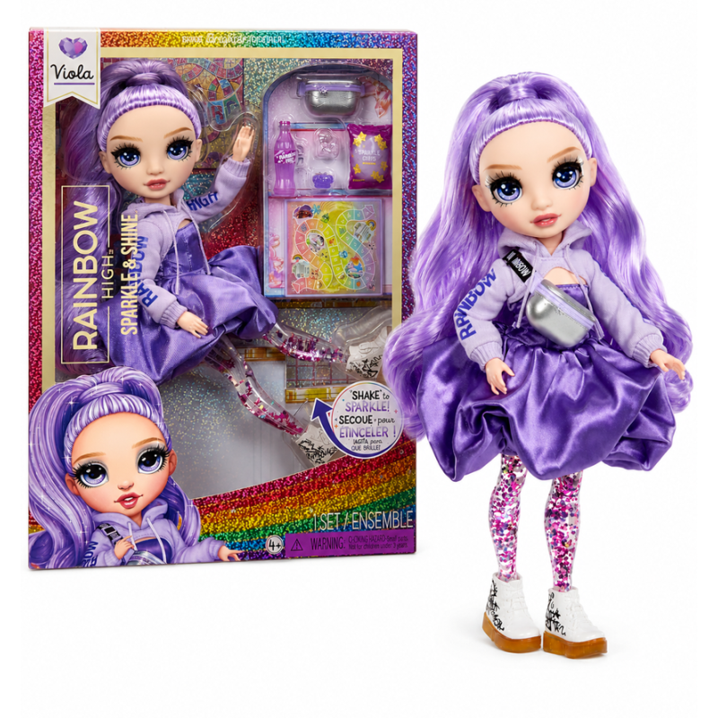 Rainbow High Sparkle & Shine Viola De MGA