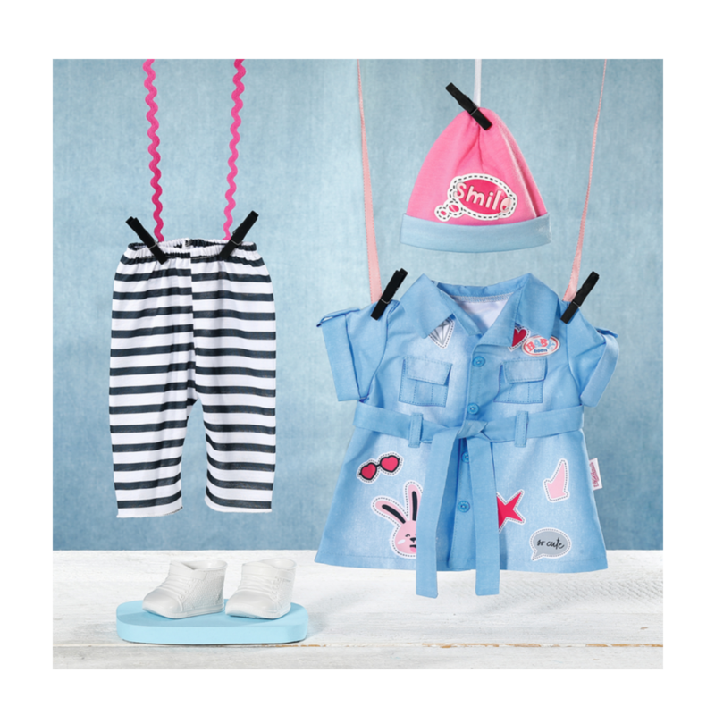 BABY Born Conjunto Deluxe Vestido Vaquero 43 Cm