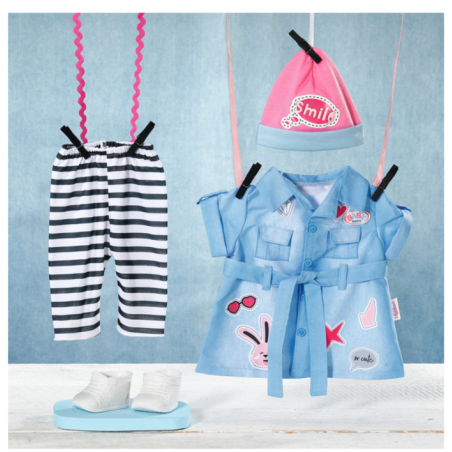 BABY Born Conjunto Deluxe Vestido Vaquero 43 Cm
