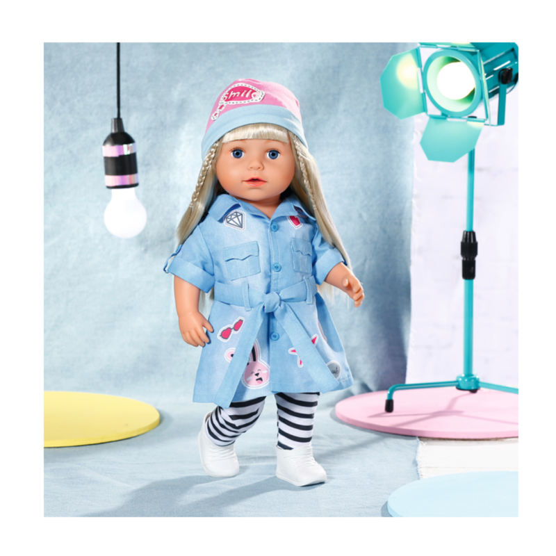 BABY Born Conjunto Deluxe Vestido Vaquero 43 Cm