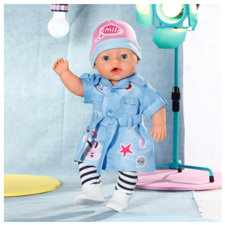 BABY Born Conjunto Deluxe Vestido Vaquero 43 Cm
