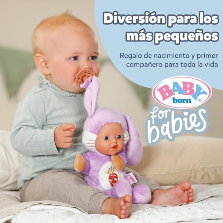 BABY Born Babies Conejita Lila 26 Cm