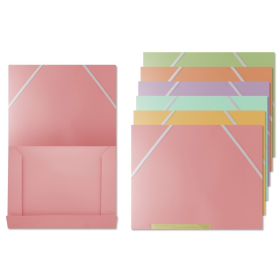 Carpeta Gomas y Solapas Pastel A4 Surtido 2