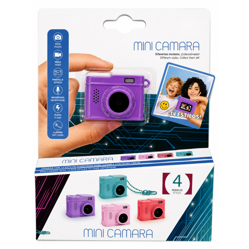 Mini Cámara Colores Surtidos