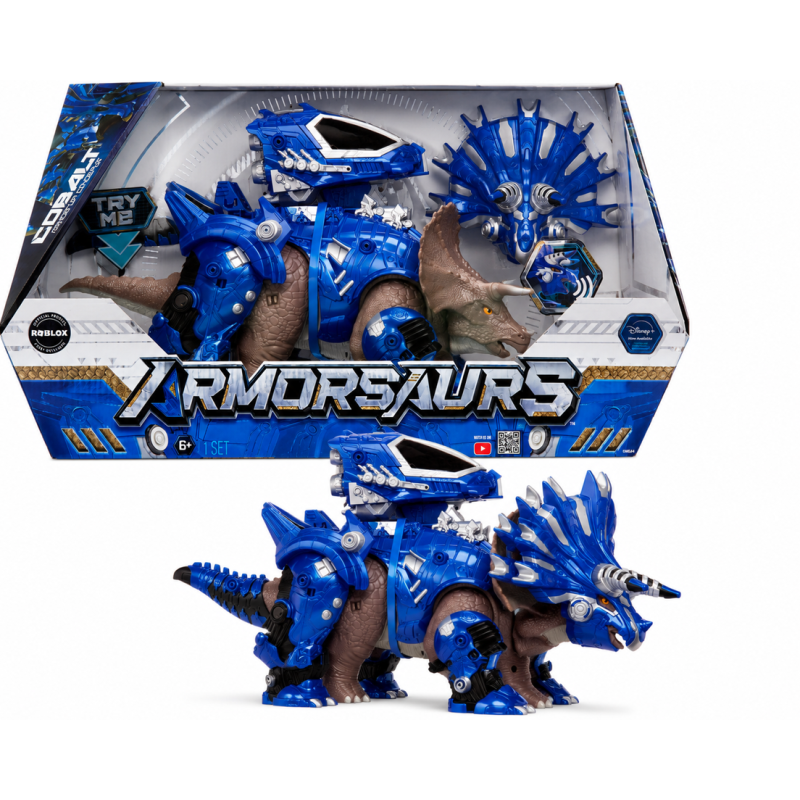 Cobalt Triceratops Dinosaur Armorsaurus De MGA