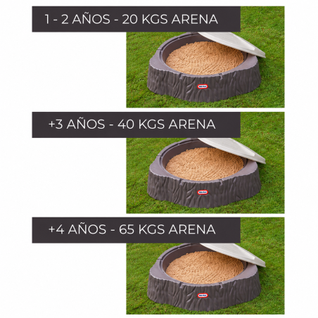 Arenero Tronco De Árbol Little Tikes