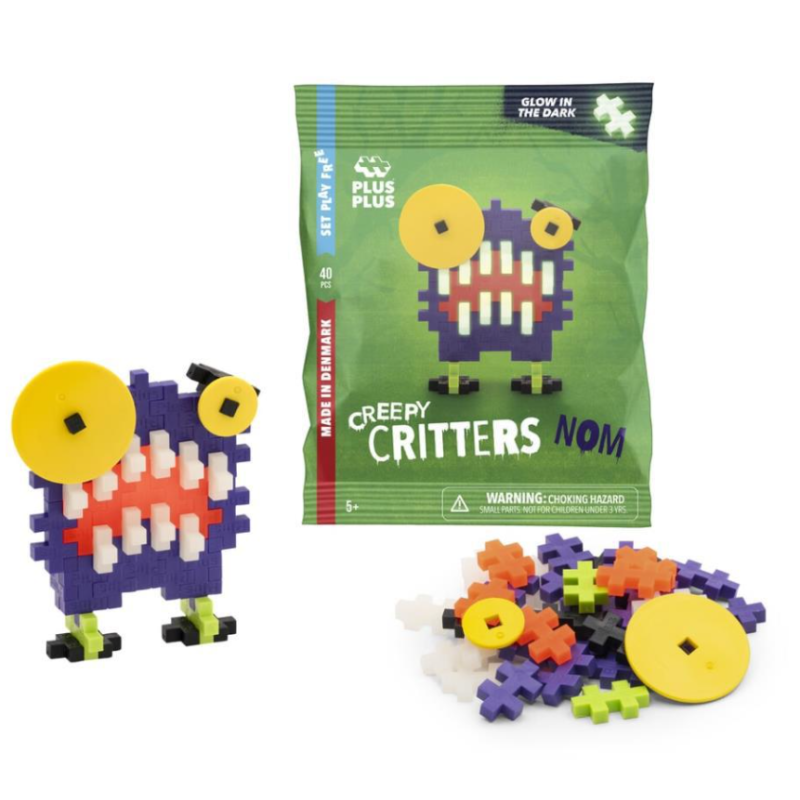 Plus Plus Creepy Critters 40 Piezas Surtido