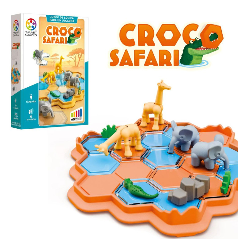 Croco Safari Juego de Lógica Smart Games