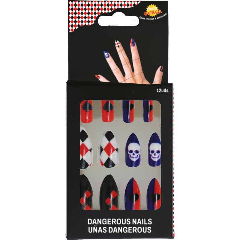 Uñas Postizas Dangerous Harley Quinn