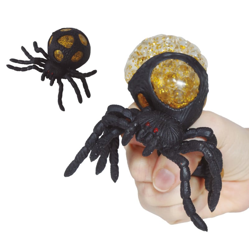 Araña Elástica Con Huevos 14 Cm De Guirca
