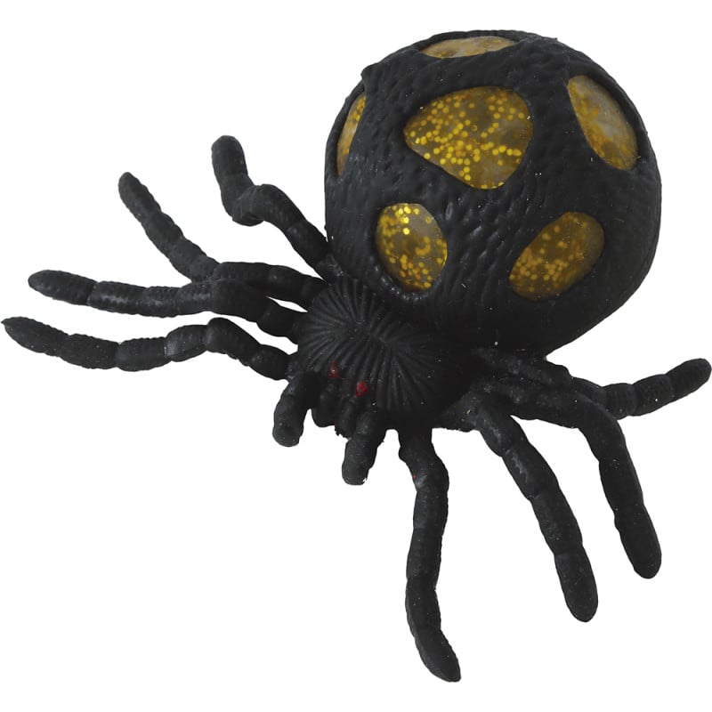 Araña Elástica Con Huevos 14 Cm