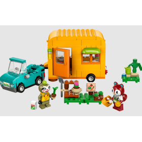 Caravana de Gandulio y Tienda de Jardinería LEGO Animal Crossing 77054 2