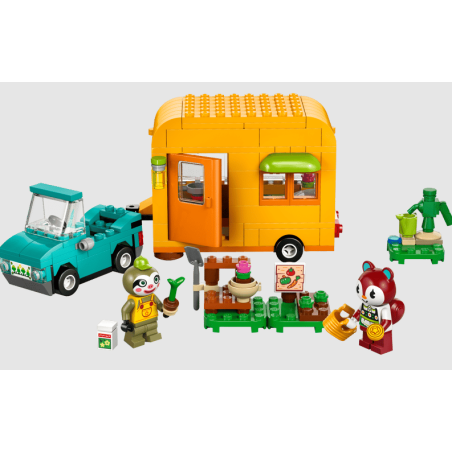 Caravana de Gandulio y Tienda de Jardinería LEGO Animal Crossing 77054