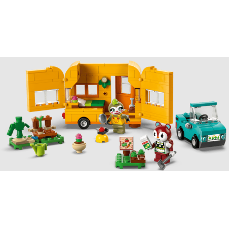 Caravana de Gandulio y Tienda de Jardinería LEGO Animal Crossing 77054