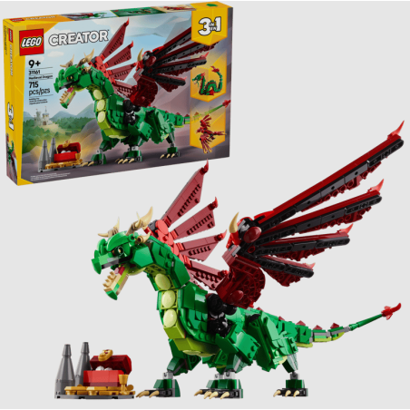 Dragón Medieval LEGO Creator 3 en 1 31161
