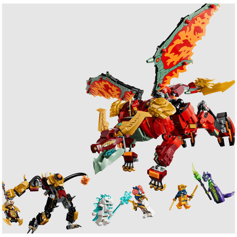 LEGO Meca Dragón Transformable de Wyldfyre 71868