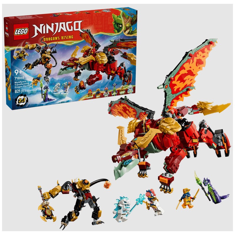 LEGO Meca Dragón Transformable de Wyldfyre 71868
