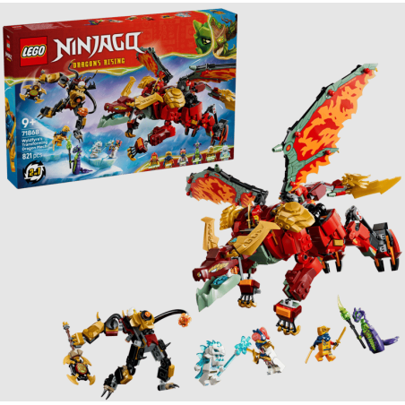 LEGO Meca Dragón Transformable de Wyldfyre 71868