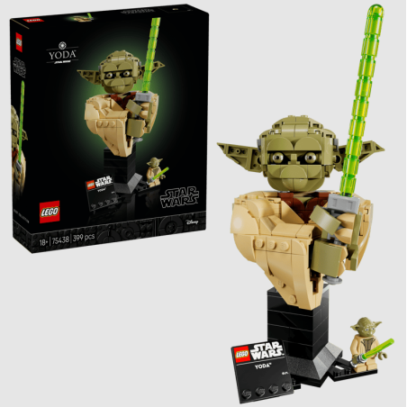 Busto de Yoda LEGO Star Wars 75438