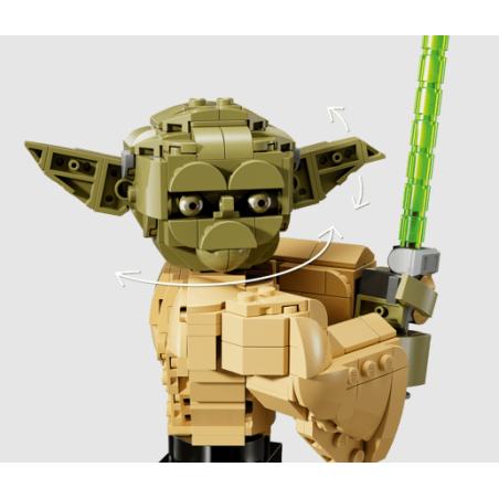 Busto de Yoda LEGO Star Wars 75438