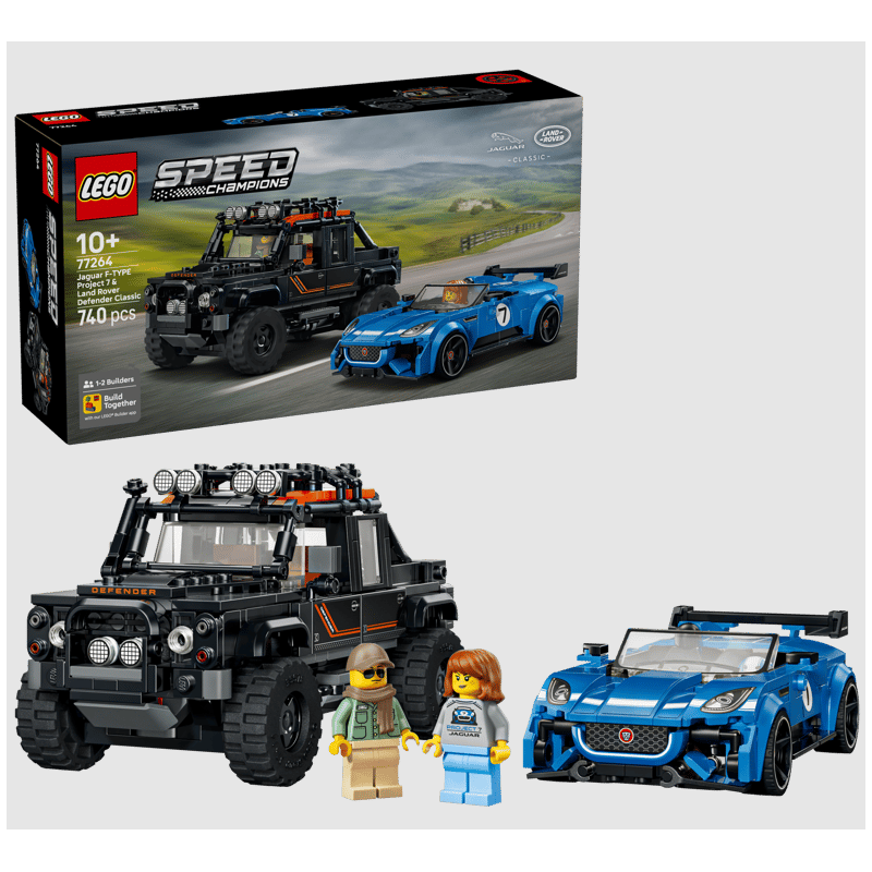Jaguar Project 7 y Land Rover Defender LEGO Speed Champions 77264