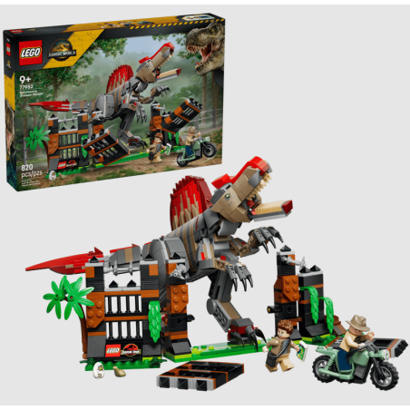 Huida del Dinosaurio Spinosaurus LEGO Jurassic World 77982
