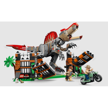 Huida del Dinosaurio Spinosaurus LEGO Jurassic World 77982