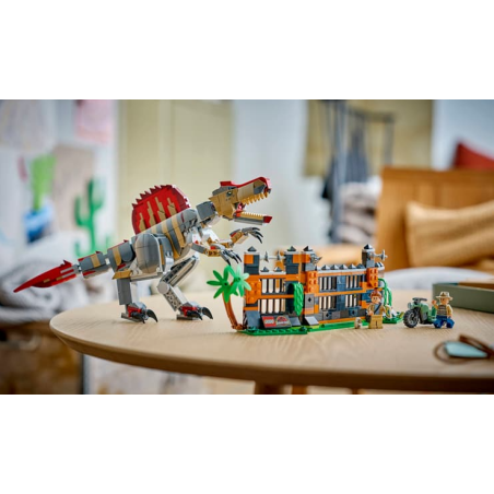 Huida del Dinosaurio Spinosaurus LEGO Jurassic World 77982